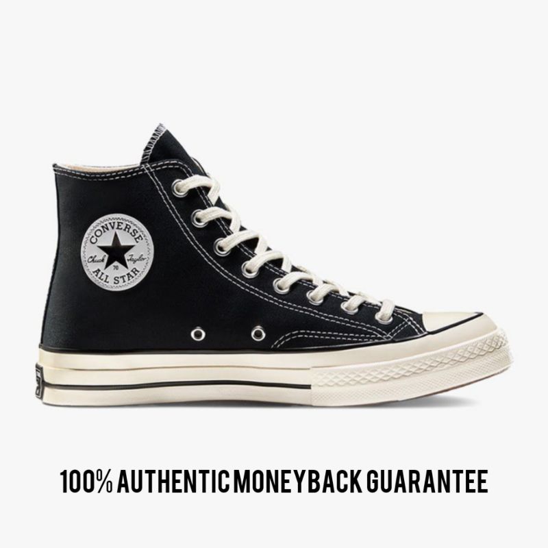 Converse Chuck Taylor 70s High Black White Original Resmi PT MAP