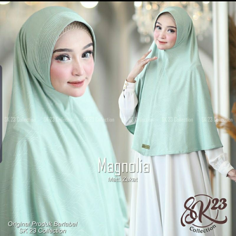 Jilbab Bergo Instan Jumbo SK23 MAGNOLIA