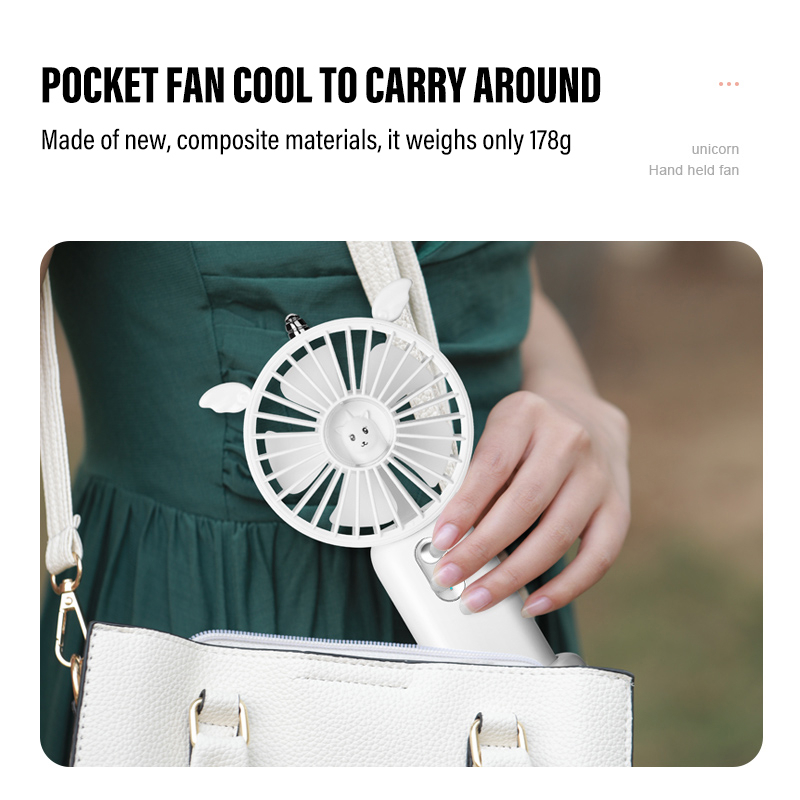 【COD】Jovitech Kipas Angin Mini Dapat Genggam Cute Portable Rechargeable Fan - F18