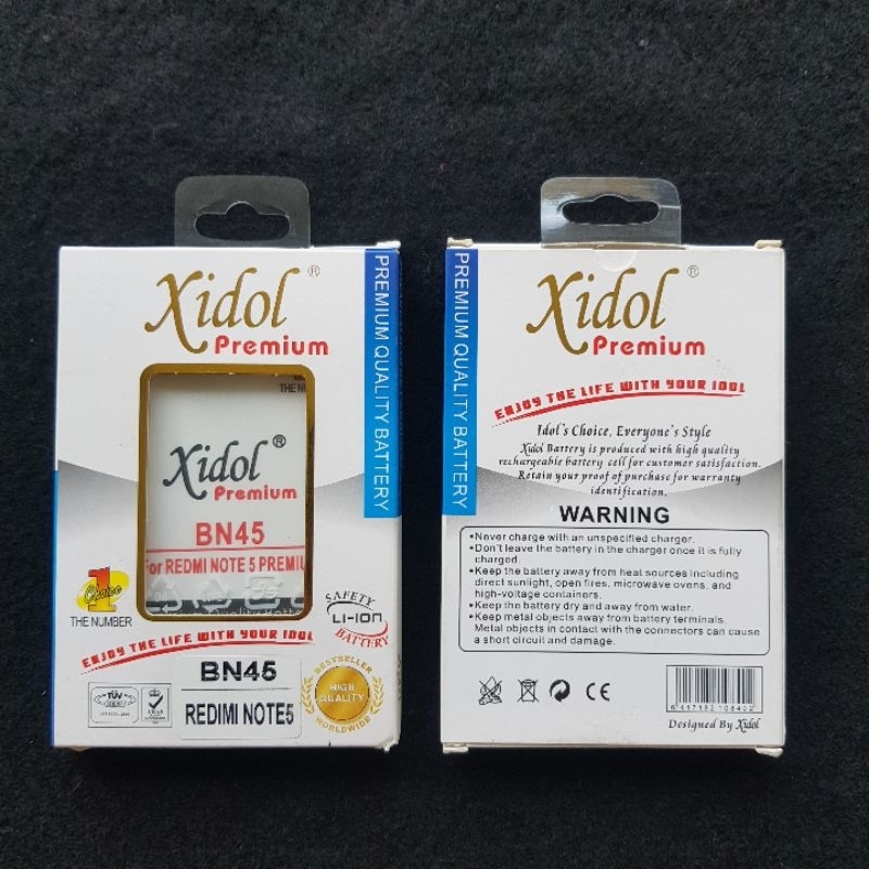Baterai IDOL XIDOL XIAOMI REDMI NOTE 5 NOTE 5 PRO BN45 BATTERY PREMIUM