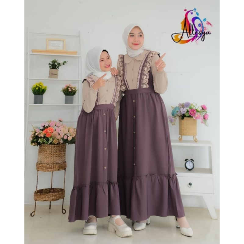 [HARGA SUPER ANJLOK] SISCA COUPLE IBU DAN ANAK ORI ALLEYA/GAMIS COUPLE IBU DAN ANAK TERMURAH 2024