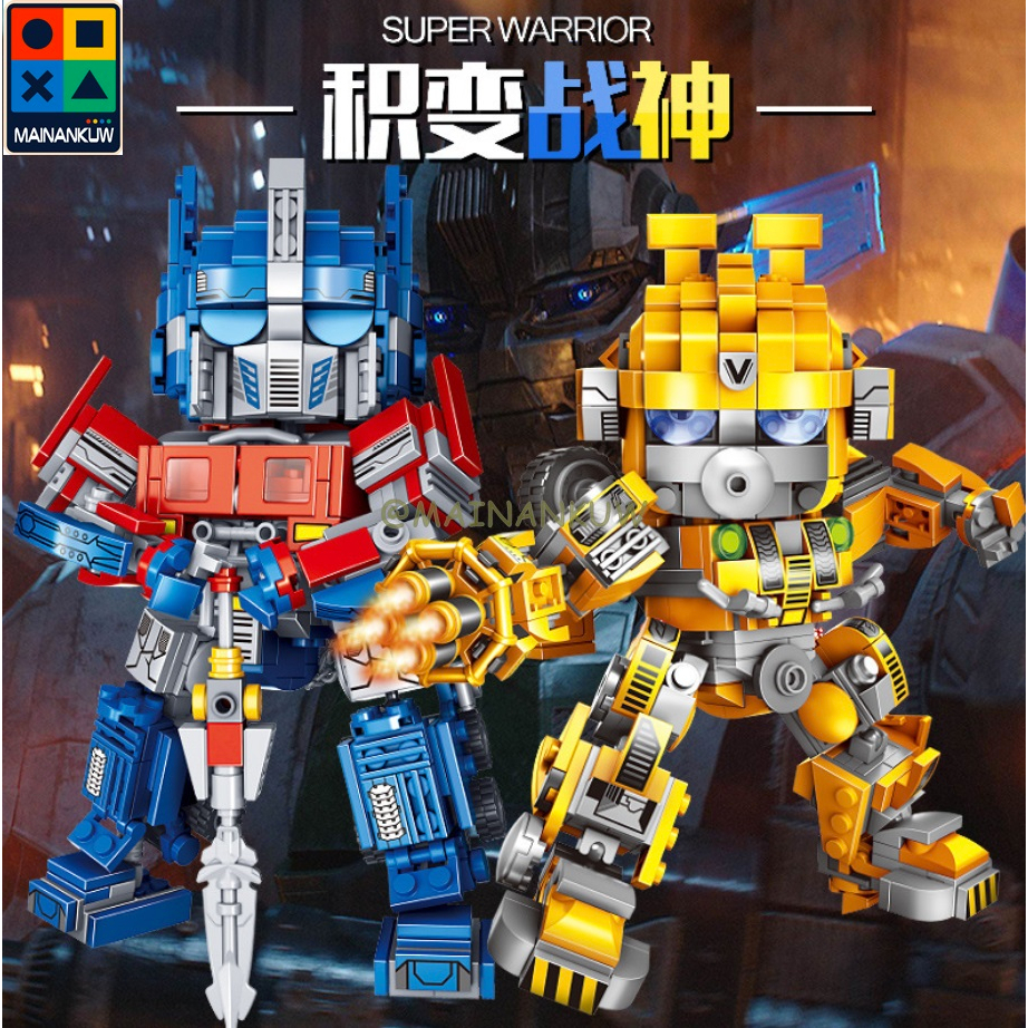 Mainan Balok TRANSFORMER Series Nano Blok Anak Perempuan Untuk Dekorasi Building BLOKS PUZZLE PEREMP