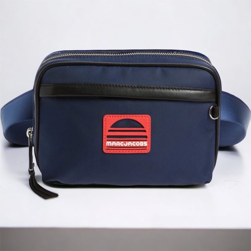 MARC JACOBS Logo Patch Nylon Sport Belt Bag / Bumbag
