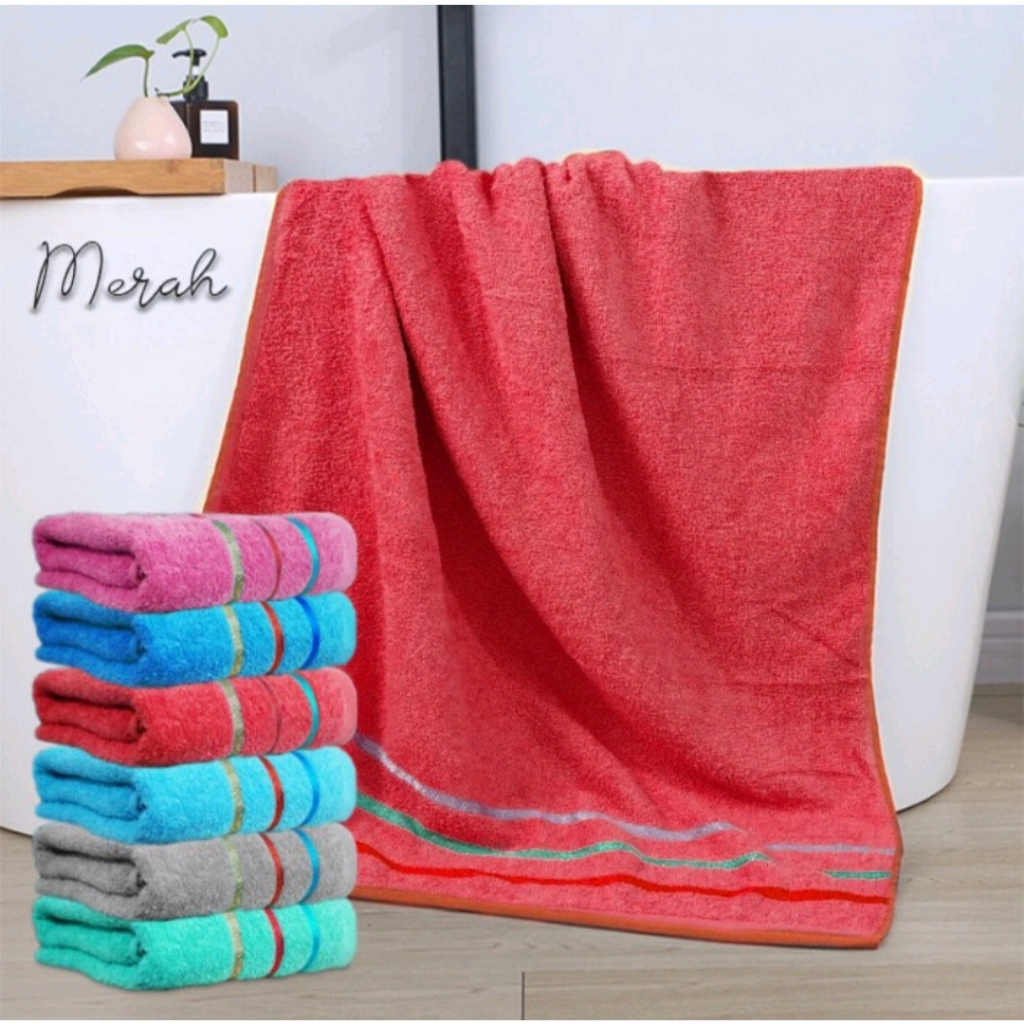 Handuk Mandi Dewasa Jumbo 80x150 Terry Palmer Couple Tebal Lembut Microfiber Hotel Premium Motif Karakter Perlengkapan Mandi Pengering Rambut Baju Kimono Wanita