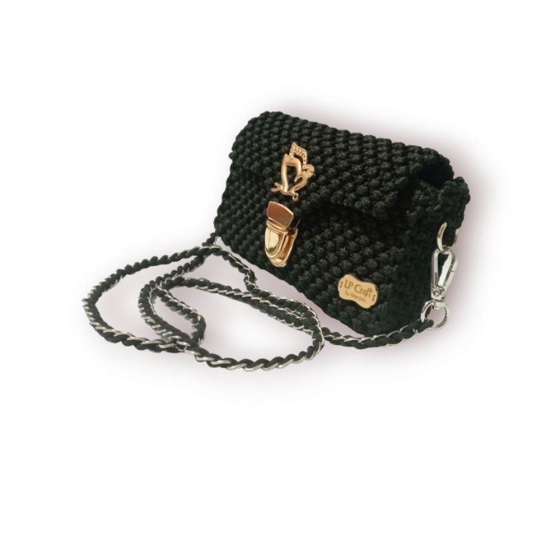 Tas Tali Kur Hitam polos