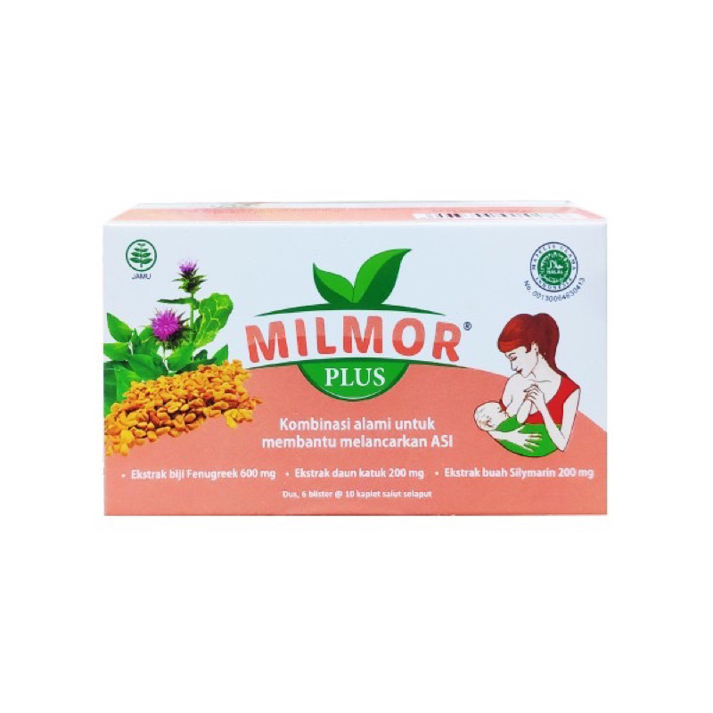 [HARGA 1 strip ] Milmor plus / Milmor NF / pelancar ASI