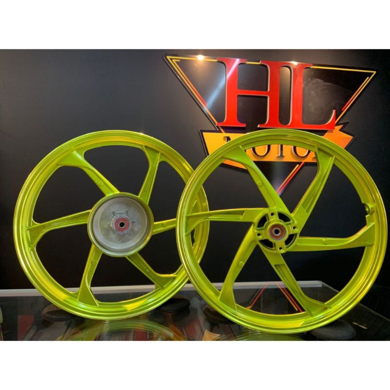 HL SPORT RIM / VELG MX SPORT HL 6 BATANG UNTUK MOTOR YAMAHA F1ZR/FIZR  SIZE 160/160*17 ORIGINAL BRAN