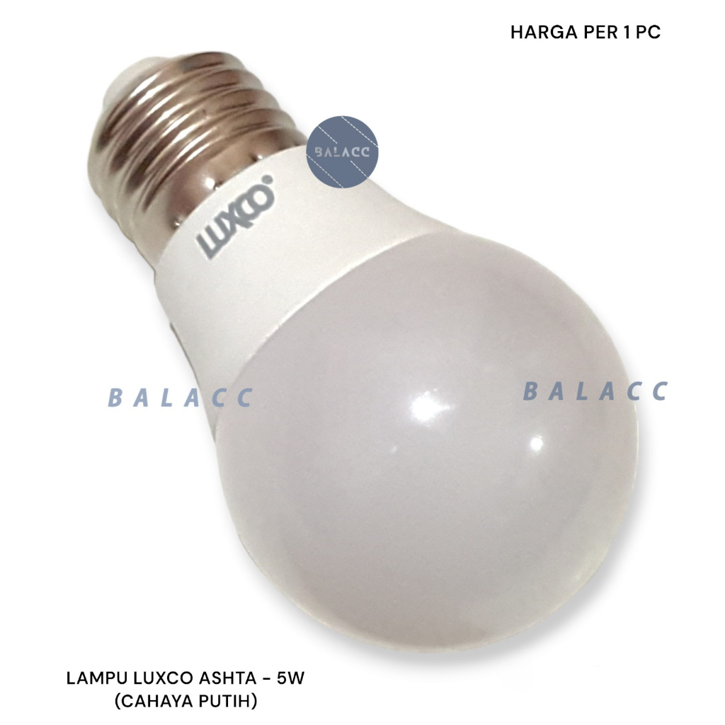 LAMPU LED LUXCO ASHTA 5 WATT 5W PUTIH