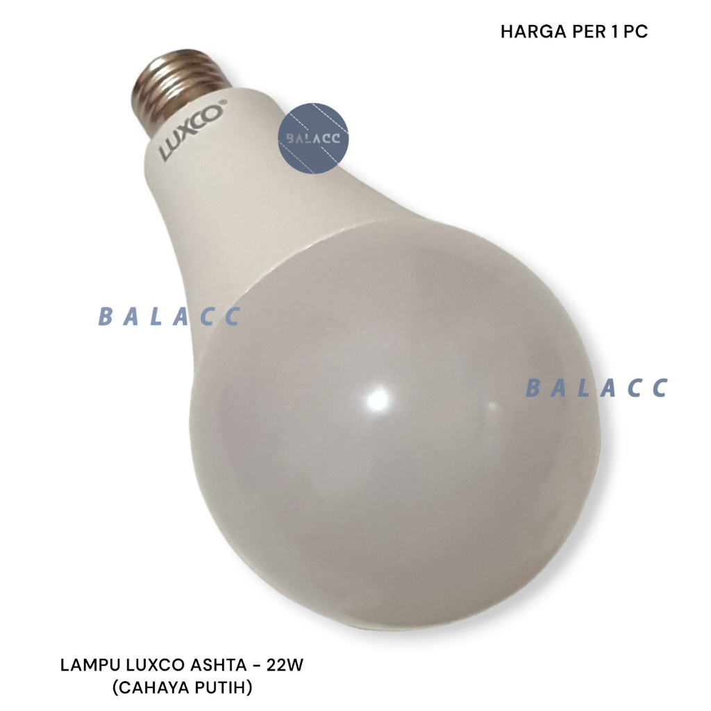 LAMPU LED LUXCO ASHTA 22 WATT 22W PUTIH