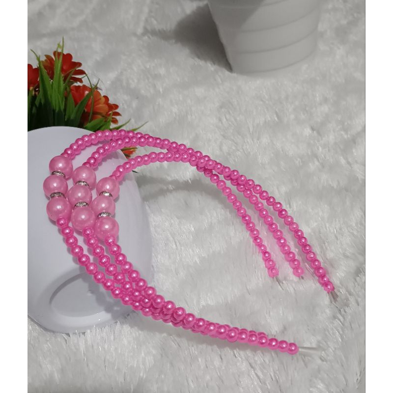 BANDO RAMBUT BANDO HIJAB MUTIARA PEARL Ready stok