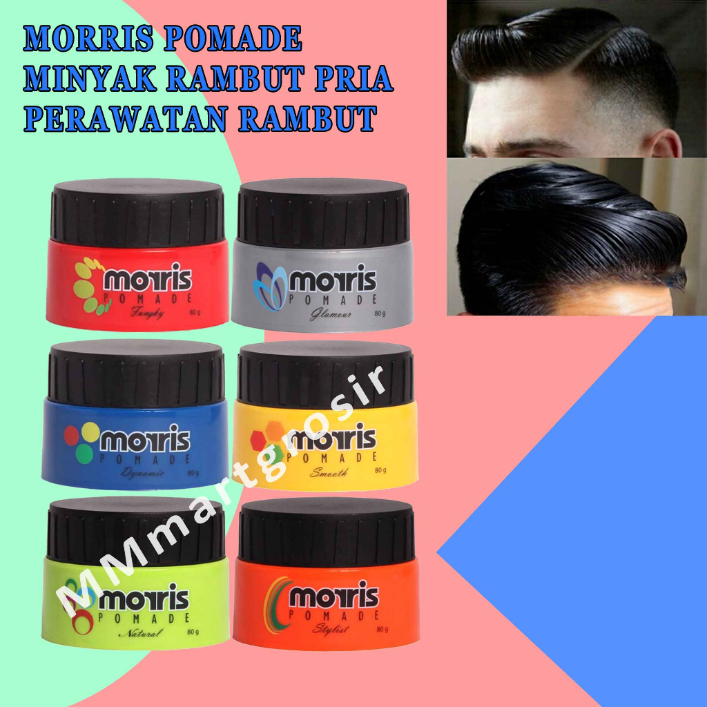 Pomade Morris Stylish Minyak Rambut Pria 80g