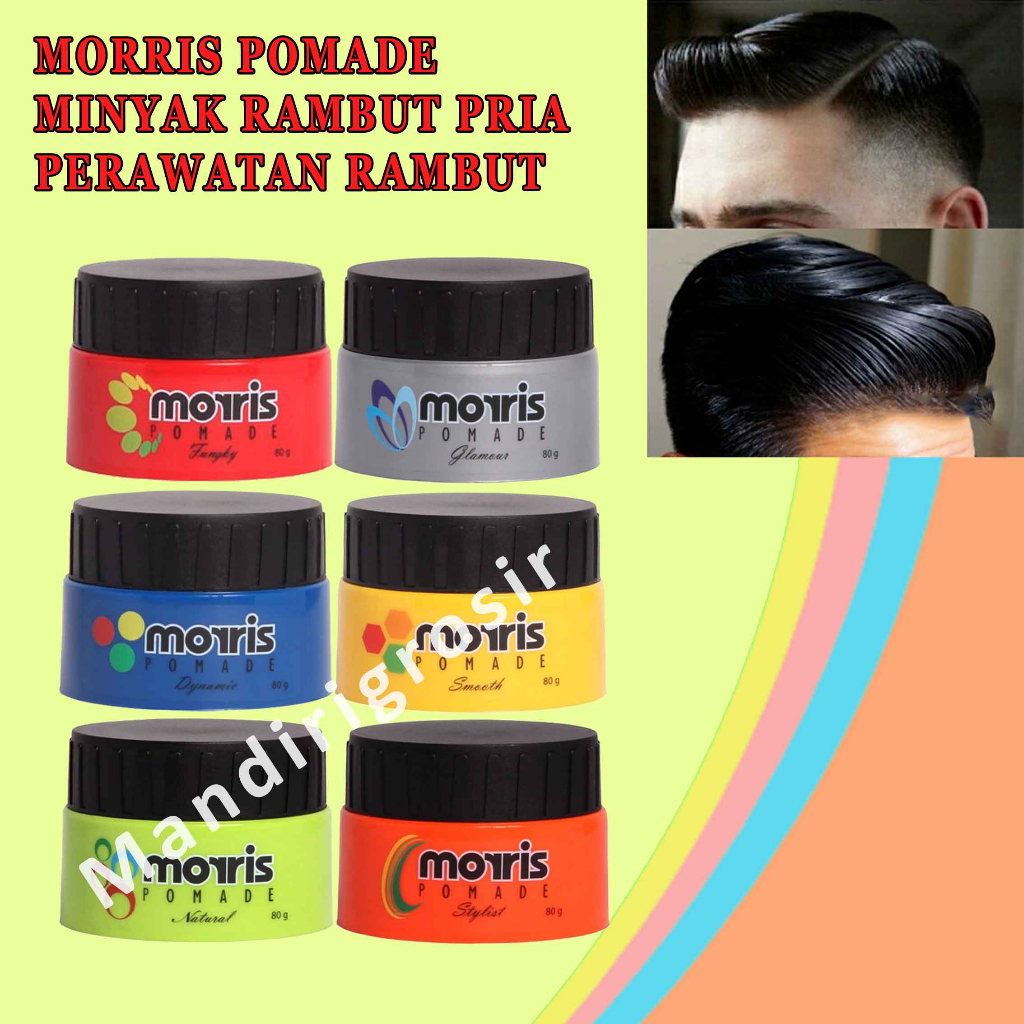 Pomade Morris Stylish Minyak Rambut Pria 80g