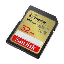 SanDisk Extreme SDHC / SD Card 32Gb 100MBps - Garansi Resmi