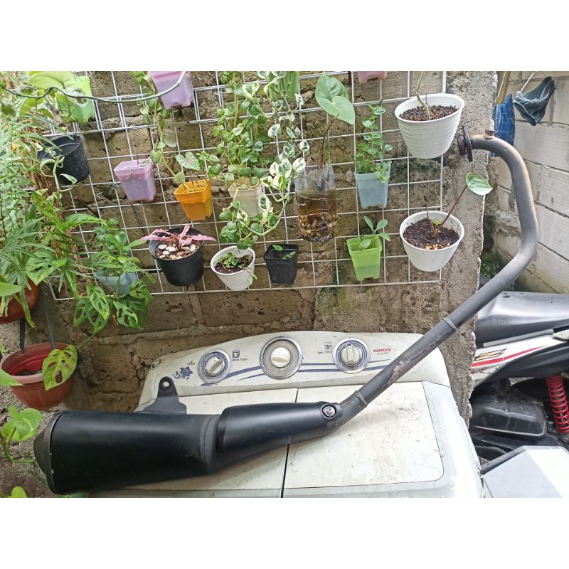 Knalpot gsx 150 r gsx r150 150r original ori copotan standar fullsystem fullset tinggal pasang ajah 