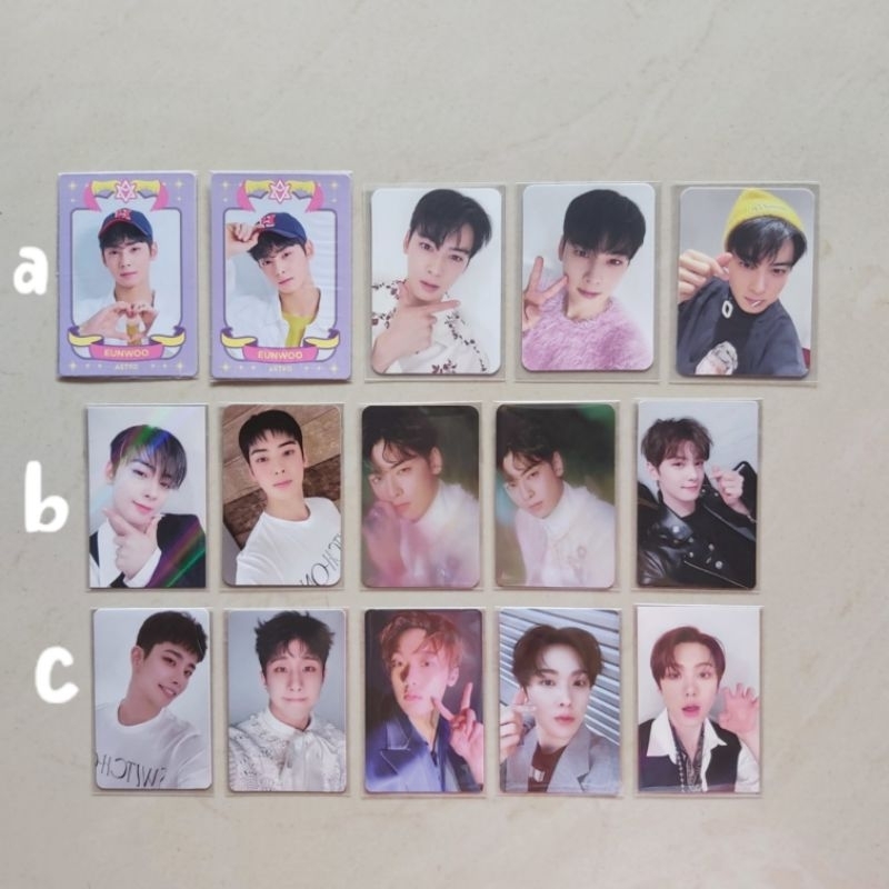 ASTRO EUNWOO SANHA MJ JINJIN PHOTOCARD PC