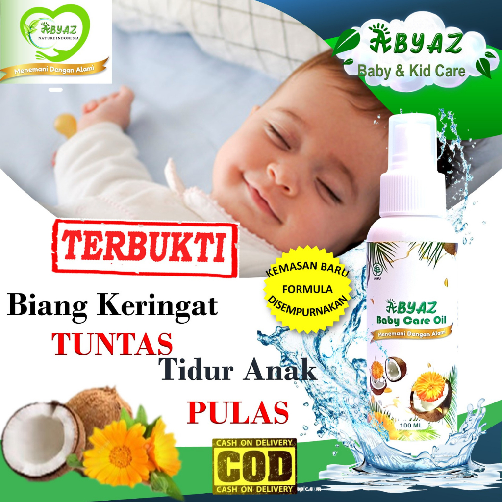 OBAT BIANG KERINGAT BRUNTUSAN RUAM POPOK RUAM PIPI GATAL GATAL ALERGI BAYI ANAK ABYAZ BABY