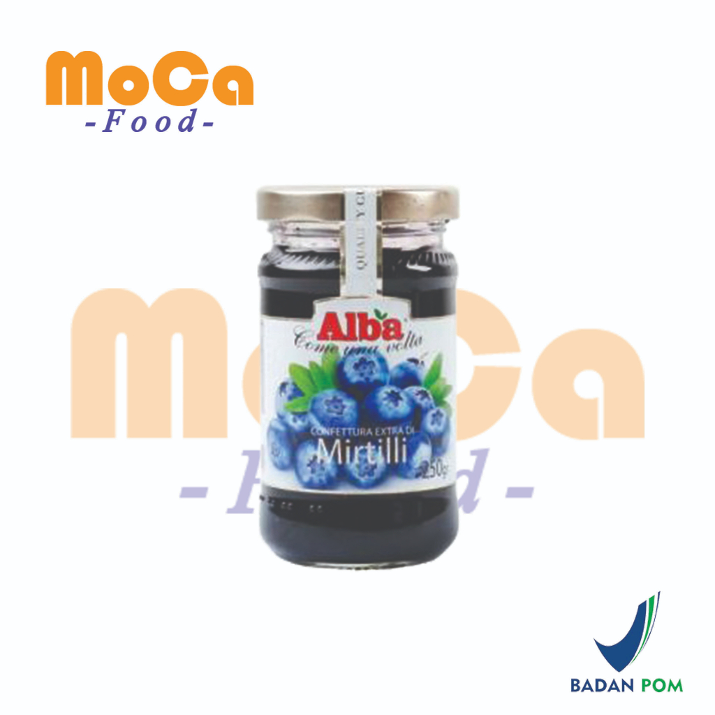 

Alba Selai Bluberi Alami / Natural Blueberry Jam (Mirtilli) 250gr - Italy