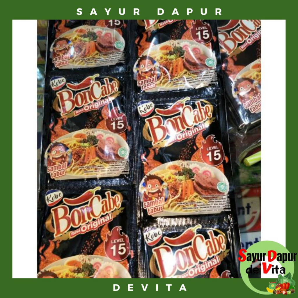 Bon Cabe® Sambal Tabur Sachet Kemasan Level 15 (1 PCS)