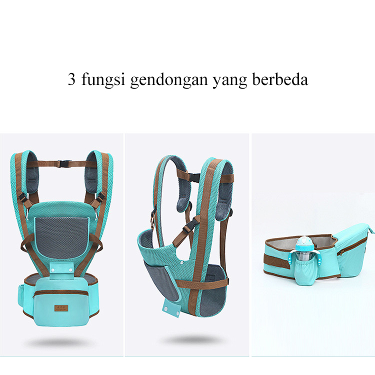 [1KG 2PCS] LBS Gendongan Bayi Depan Hipseat Babylab Baby Carrier Versi Baru