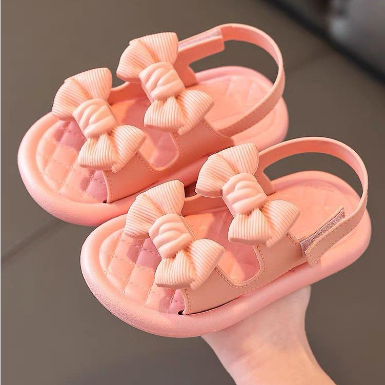 Sandal Anak Jelly ELSANA Pita Double Import / Sendal Anak Perempuan Karet Empuk / Sandal Tali Anak Perekat Lucu