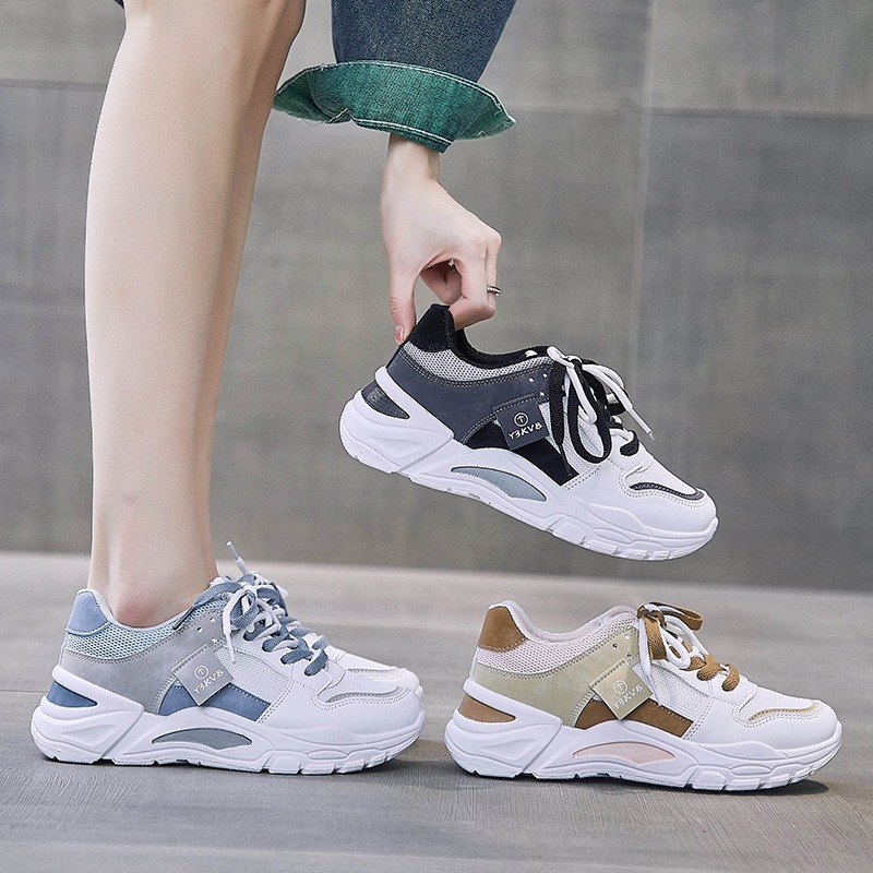 Sepatu Import Wanita Sneakers Korea Putih Olahraga 1056