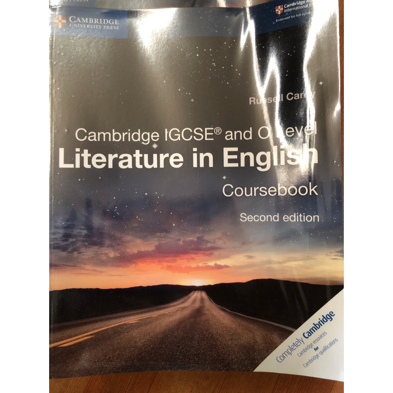 [ORIGINAL & NEW] COMPLETELY CAMBRIDGE IGCSE AND O LEVEL LITERATURE IN ENGLISH COURSEBOOK SECOND EDIT