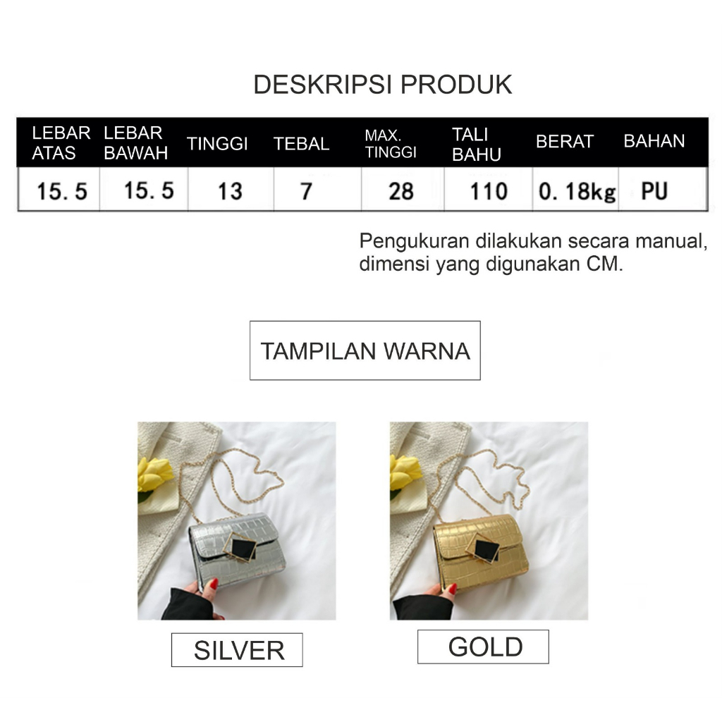 TAS SELEMPANG CROCO PESTA WONDERLY TC08