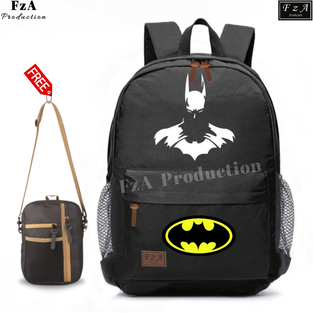 FzA Official -Tas Ransel anak laki laki - Tas Ransel Anak Sekolah - Tas Ransel Sekolah anak laki-laki anak perempuan Backpack Sekolah Anak [ High Quality ] - FREE Slingbag