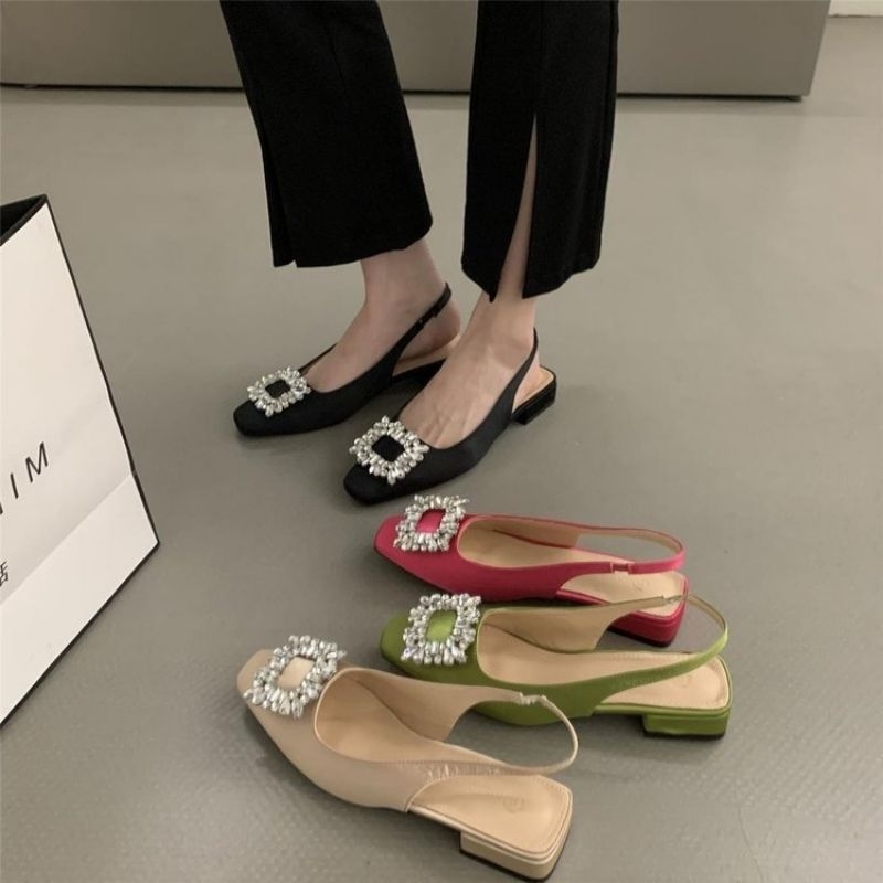 NF6153 - Sandal Flat Shoes Fashion Wanita Import