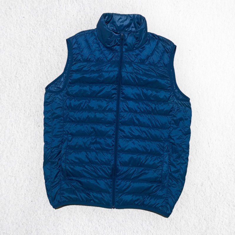 rompi vest bulu angsa second original