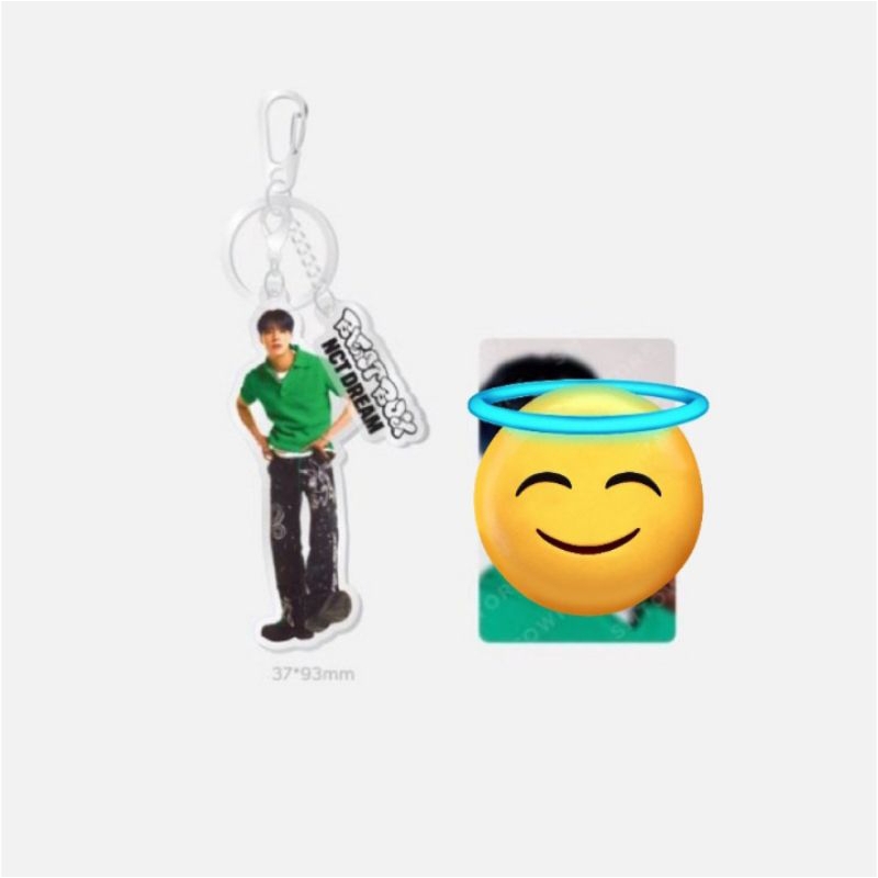 official acrylic keyring beatbox jeno nct dream album merchandise (keyring only) md merch