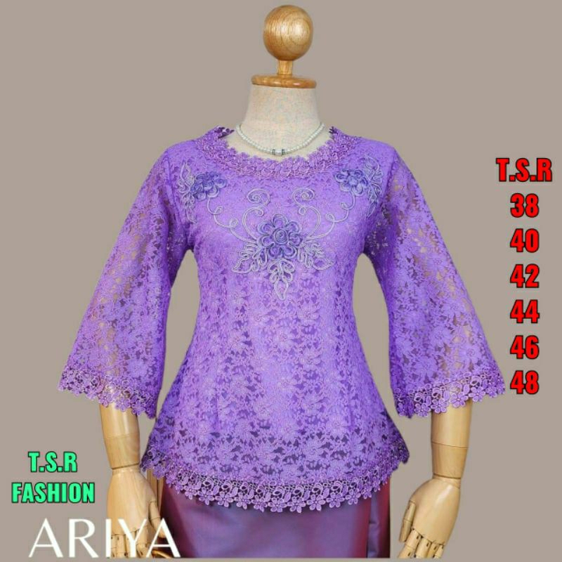 Arya Vasutorn blus brokat bangkok motif terbaru