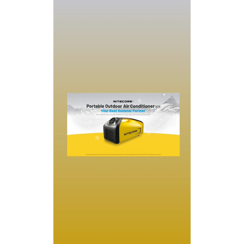 Nitecore AC10 Portable Outdoor Air Conditioner