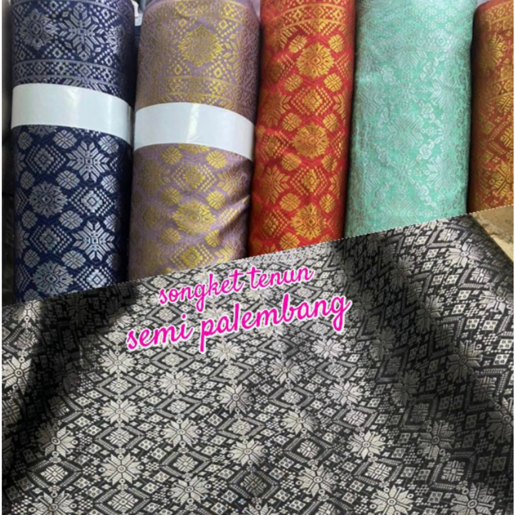 Rok Lilit Tenun Palembang Motif Asli Variant Warna Terbaru || Bawahan Kebaya Modern || Rok Batik JUMBO || Bawahan Tradisional Modern ~ DVN STYLE