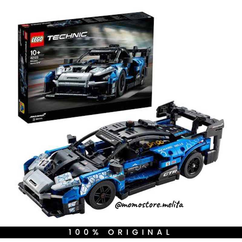 LEGO Technic 42123 McLaren Senna GTR (830 Pieces) Mainan Balok ORIGINAL