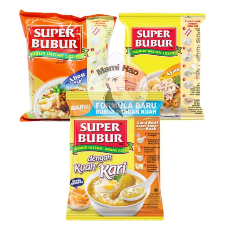 

Super Bubur Makanan Instant Lezat