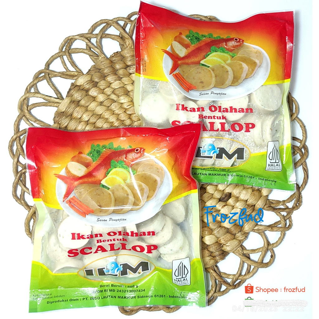 

ILM Scallop Premium Ikan Olahan 500gr