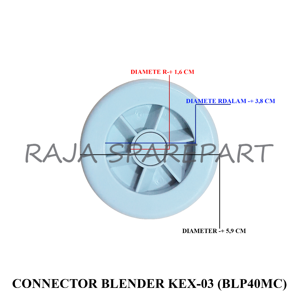 CONNECTOR / GIGI KONEKTOR BLENDER KEX-03 (BLP40MC) (CON11)