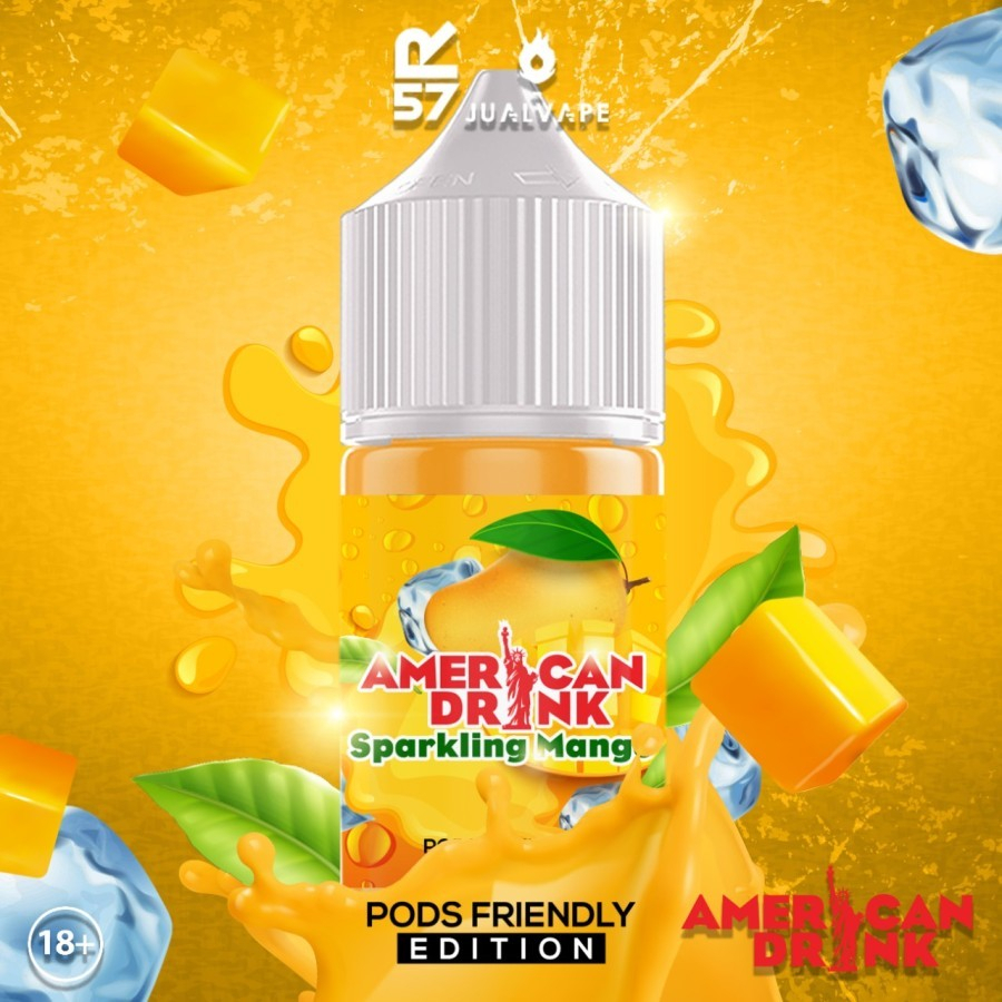 LIQUID AMERICAN DRINK SPARKLING MANGO - AMERICAN DRINK PODS FRIENDLY