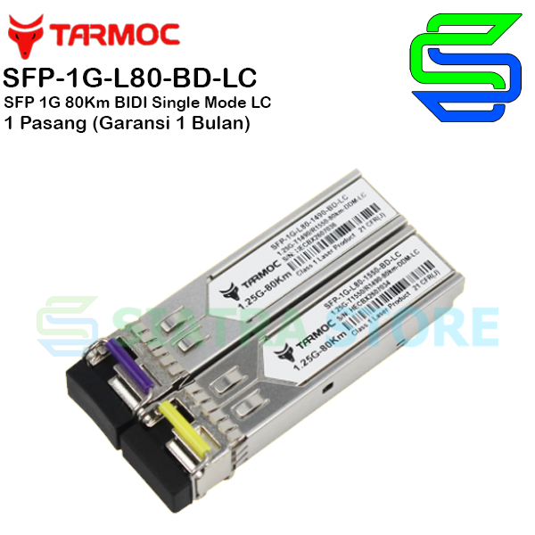 SFP 1G BIDI 80KM l Singlemode LC Mikrobits, Mikrotik, Cisco Compatible