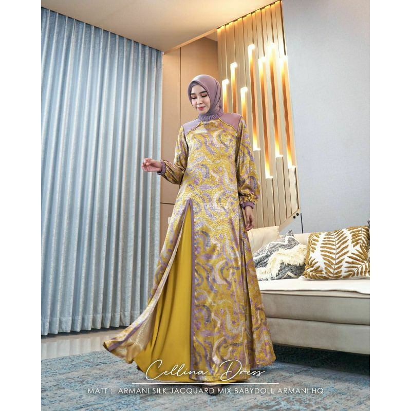 CELLINA DRESS BY MAREVI (HANYA SIZE JUMBO)