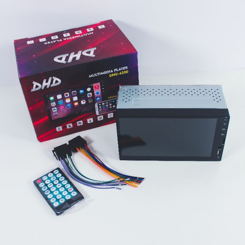 Head Unit Double Din DHD-4300 7 inch MirrorLink Bluetooth MP5 Full Glass Touchscreen Body Medium