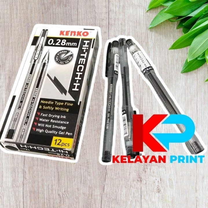 

PULPEN HI TECH KENKO 0.28 mm TINTA HITAM/ BIRU PER PAK ISI 12 PCS