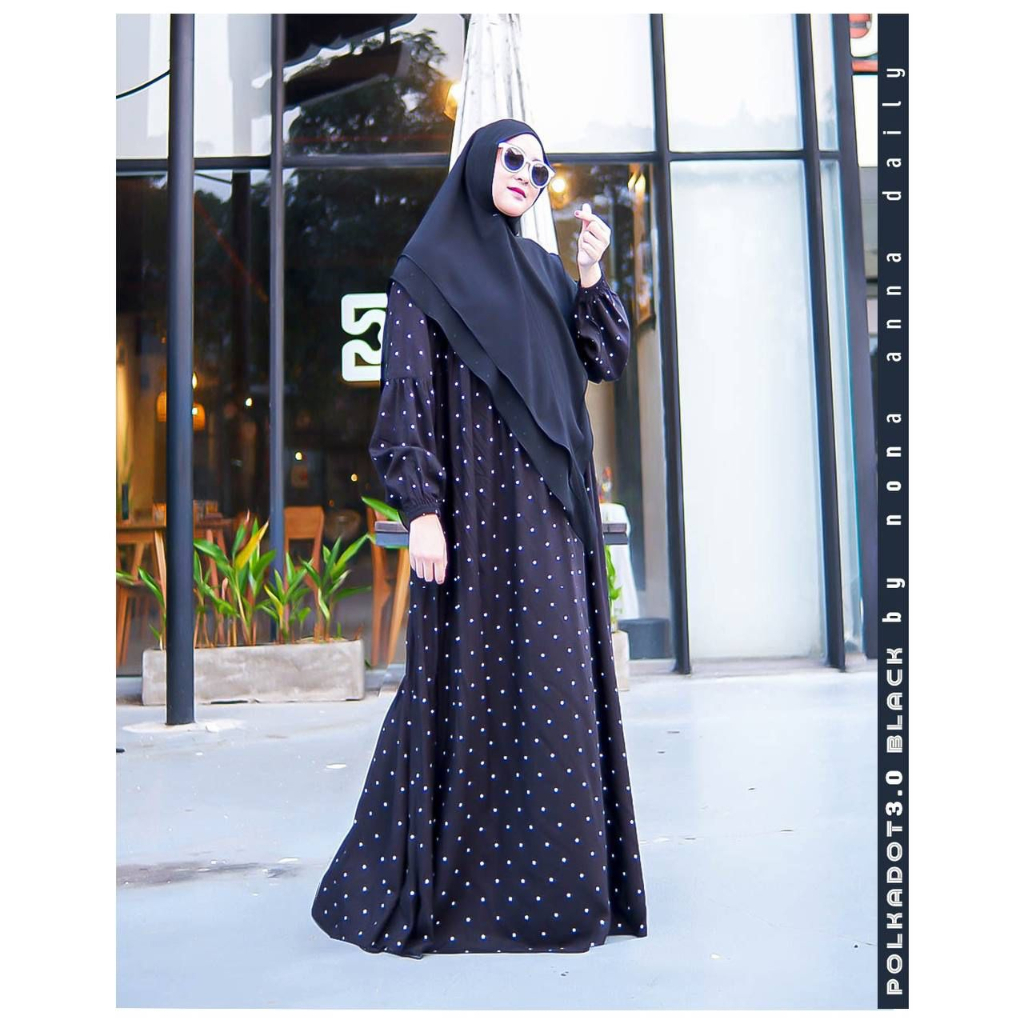 POLKA DRESS BY NONA ANNA/GAMIS RAYON/GAMIS MOTIF