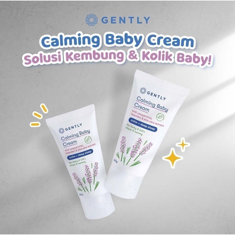 50 gram Gently Calming Baby Cream | Krim Penghangat dan Pereda Kolik Bayi