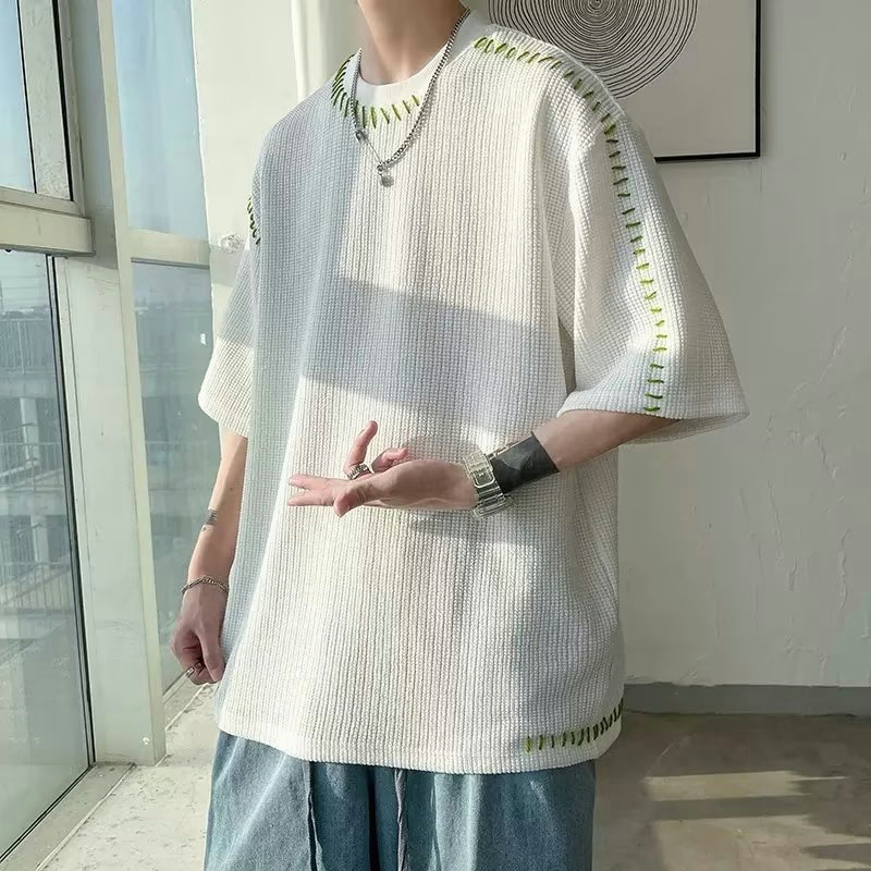 2023 NEW ARRIVAL INS FASHION 3/4 SHIRT PAKAIAN PRIA T-SHIRT KAOS PRIA