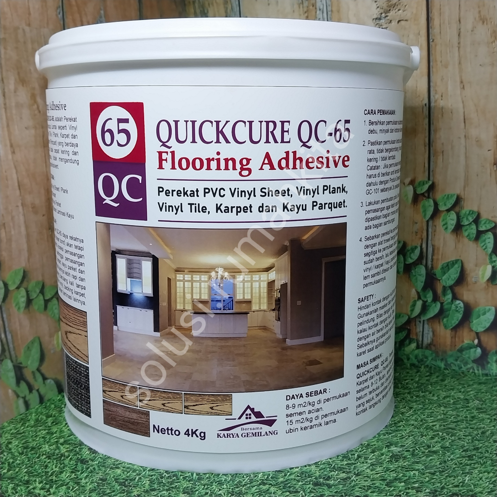 QUICKCURE QC-65, LEM VINYL, LEM VINYL SHEET, LEM VINYL TILE, LEM HPL, LEM KARPET, 4 Kg