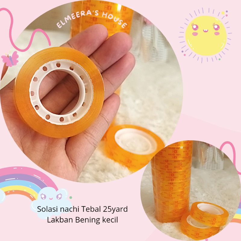 

Isolasi/ Lakban Bening Kecil