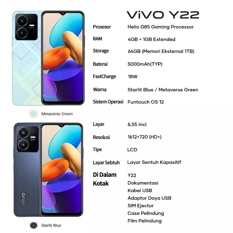 VIVO Y22 NEW