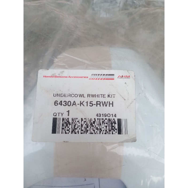 Under cowl tutup mesin cover mesin Honda cb 150 r cb150r cb150 r cb 150r old 6430A-K15-RWH